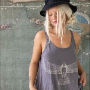 Magnolia Pearl Hawk Lana Tank Gray OS